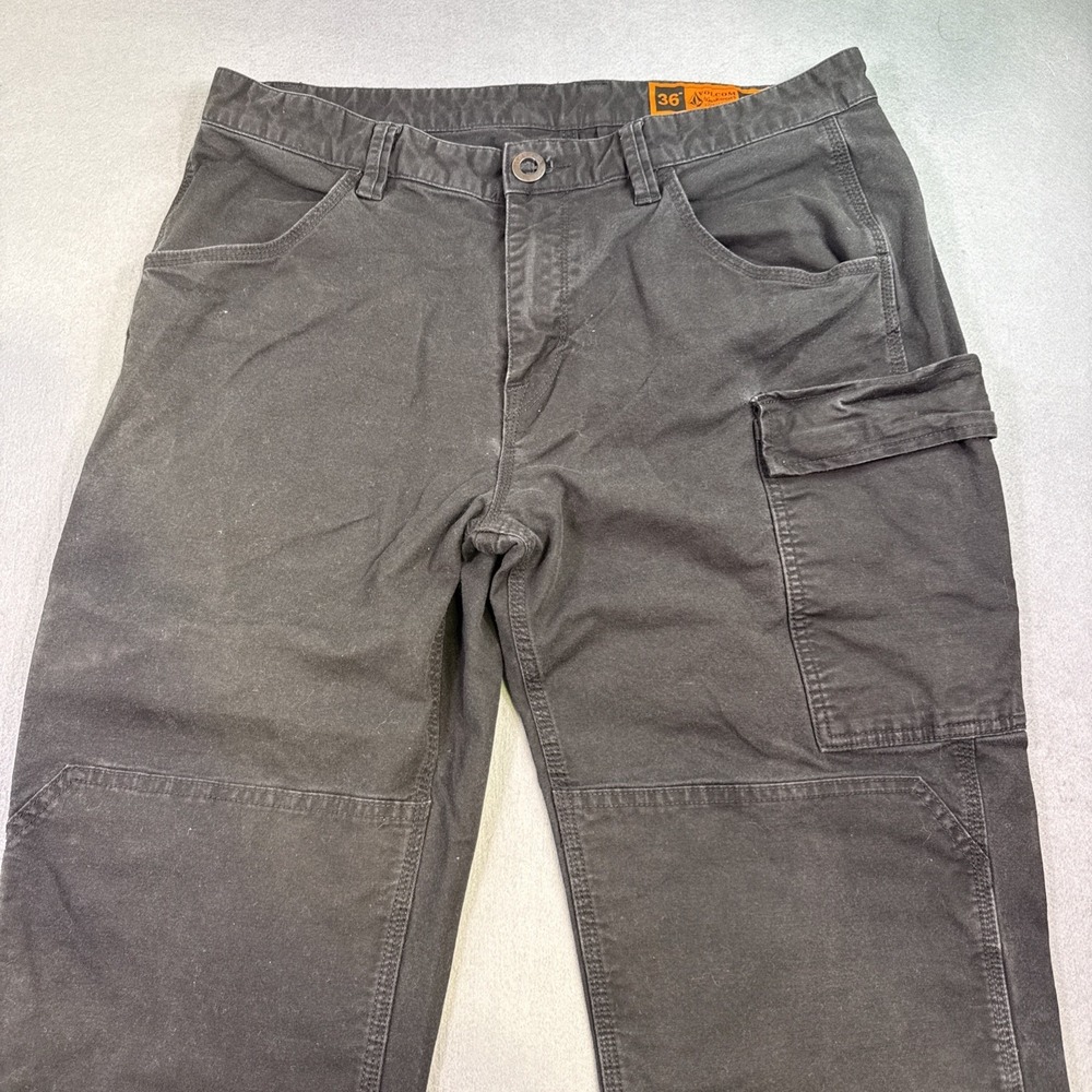 Volcom Workwear  Double Knee Caliper Cuff Cargo Pants Black 38X32